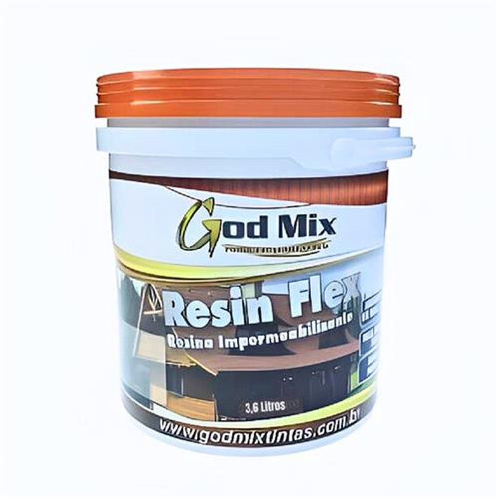 Resina Acrílica Resin Flex Cerâmica 3,6L