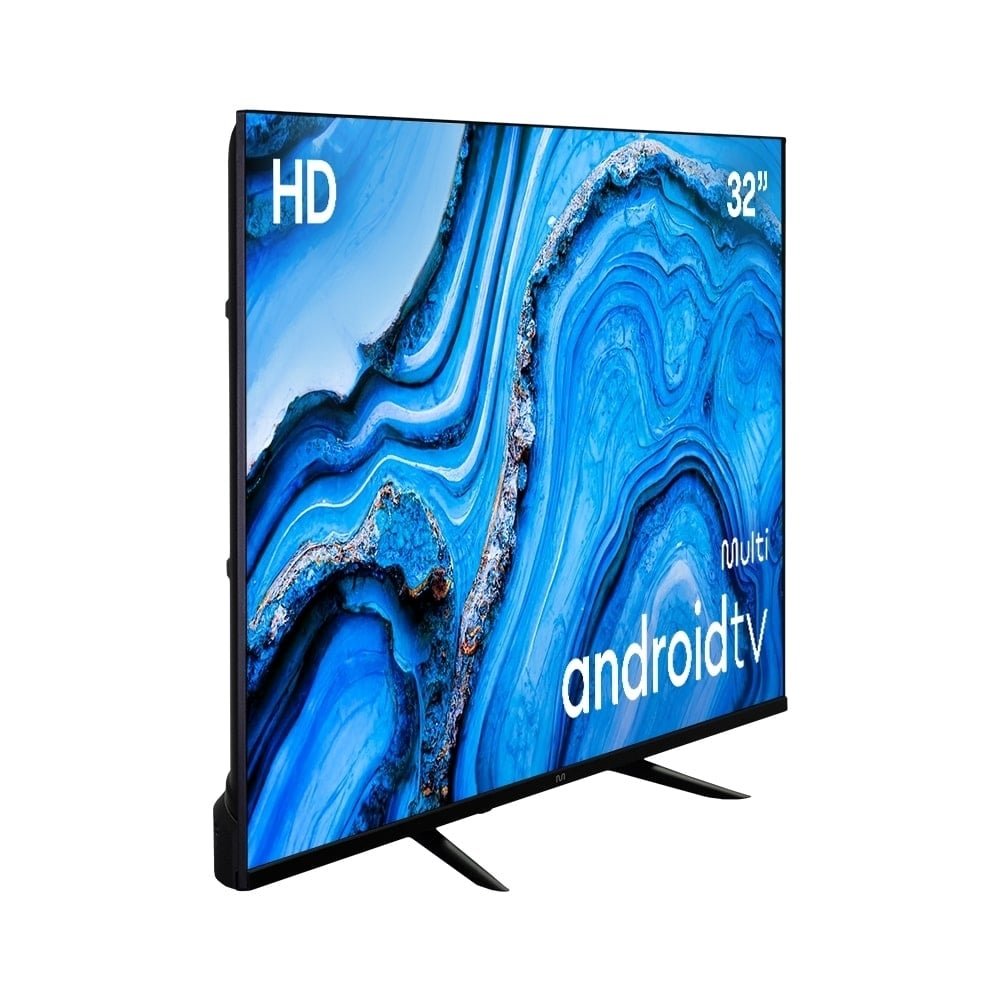 Smart TV DLED 32" Multilaser TL042M, HD, Android, Comando de Voz, Bluetooth, 3 HDMI, 2 USB