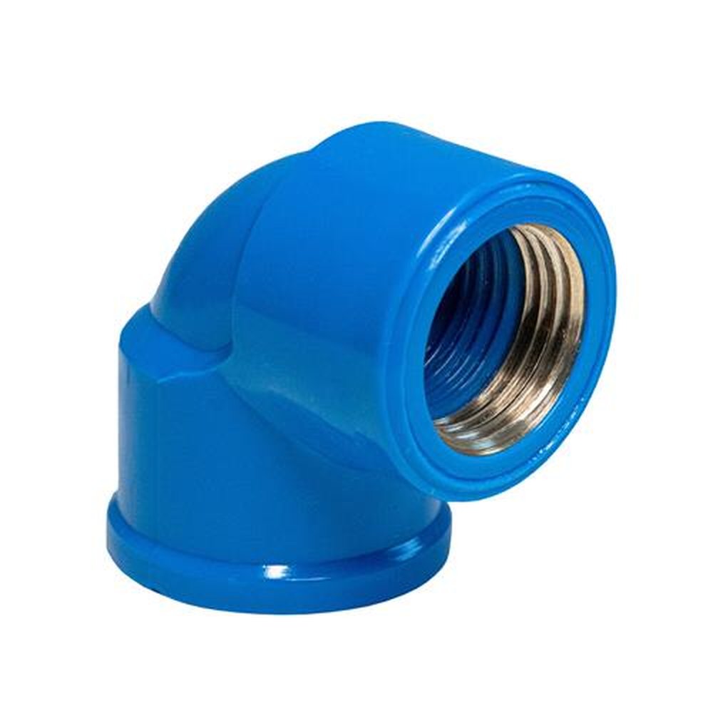Joelho Soldável 90º Shiva Com Bucha Latão 25 X 1/2 Azul