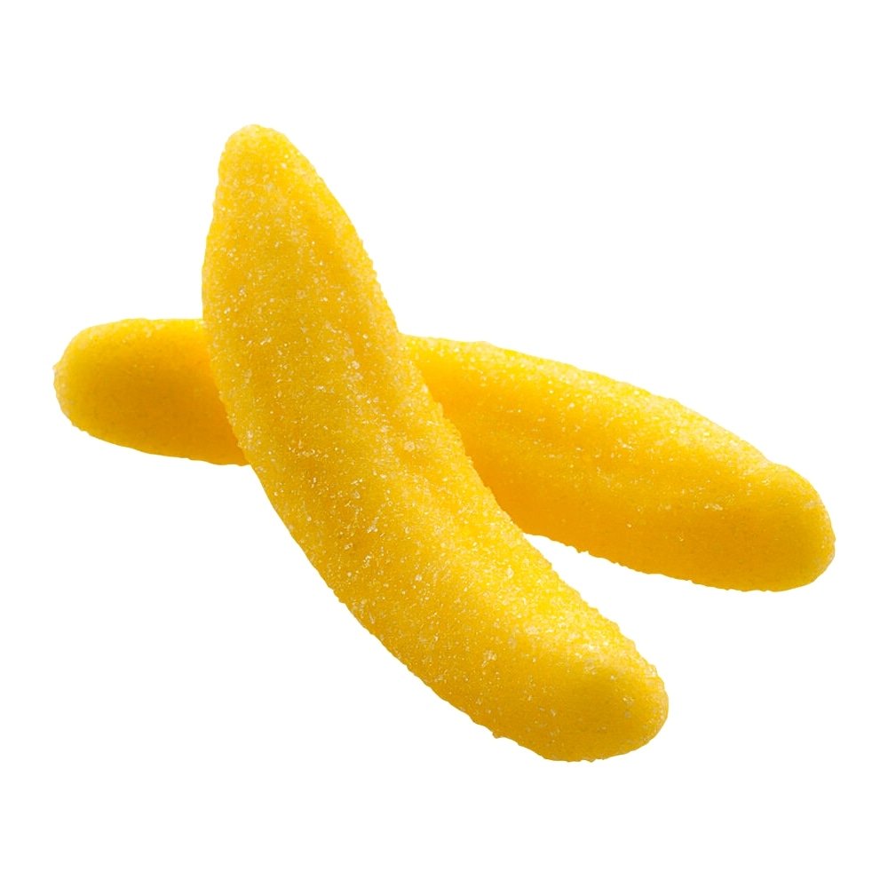 Bala Fini Gelatina Banana 35g - Embalagem com 10 Unidades