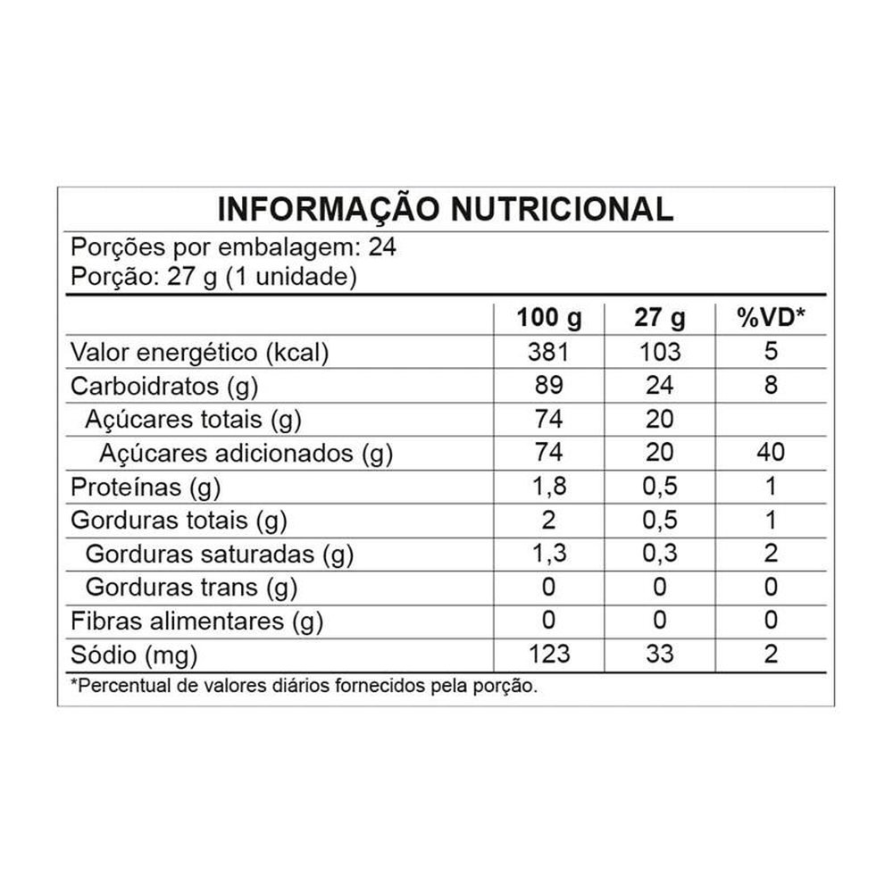 Bala Fini Regaliz Tubes Desenrola e Estika Tutti-Frutti 27g - Embalagem com 24 Unidades