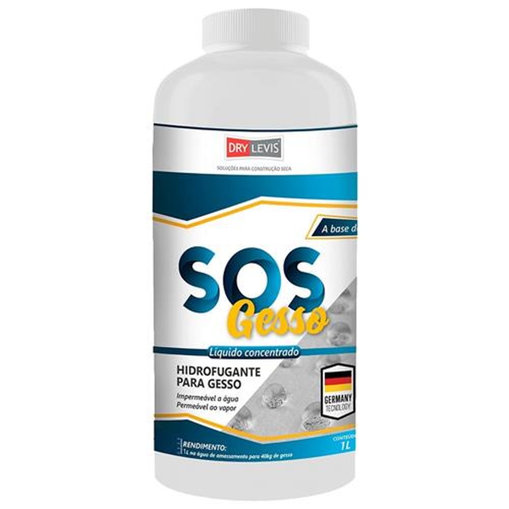 Hidrofugante SOS Gesso Drylevis 1 Litro