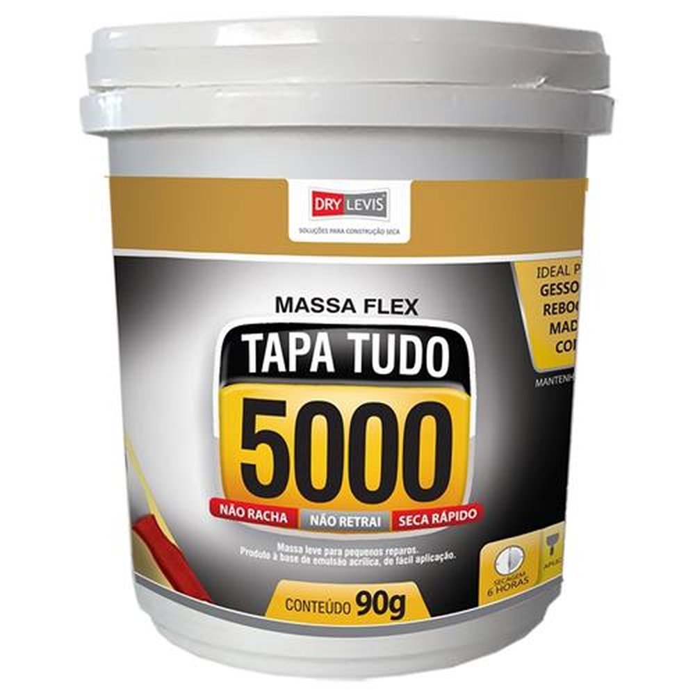 Drylevis Massa Acrílica Branca Tapa Tudo 5000 90g