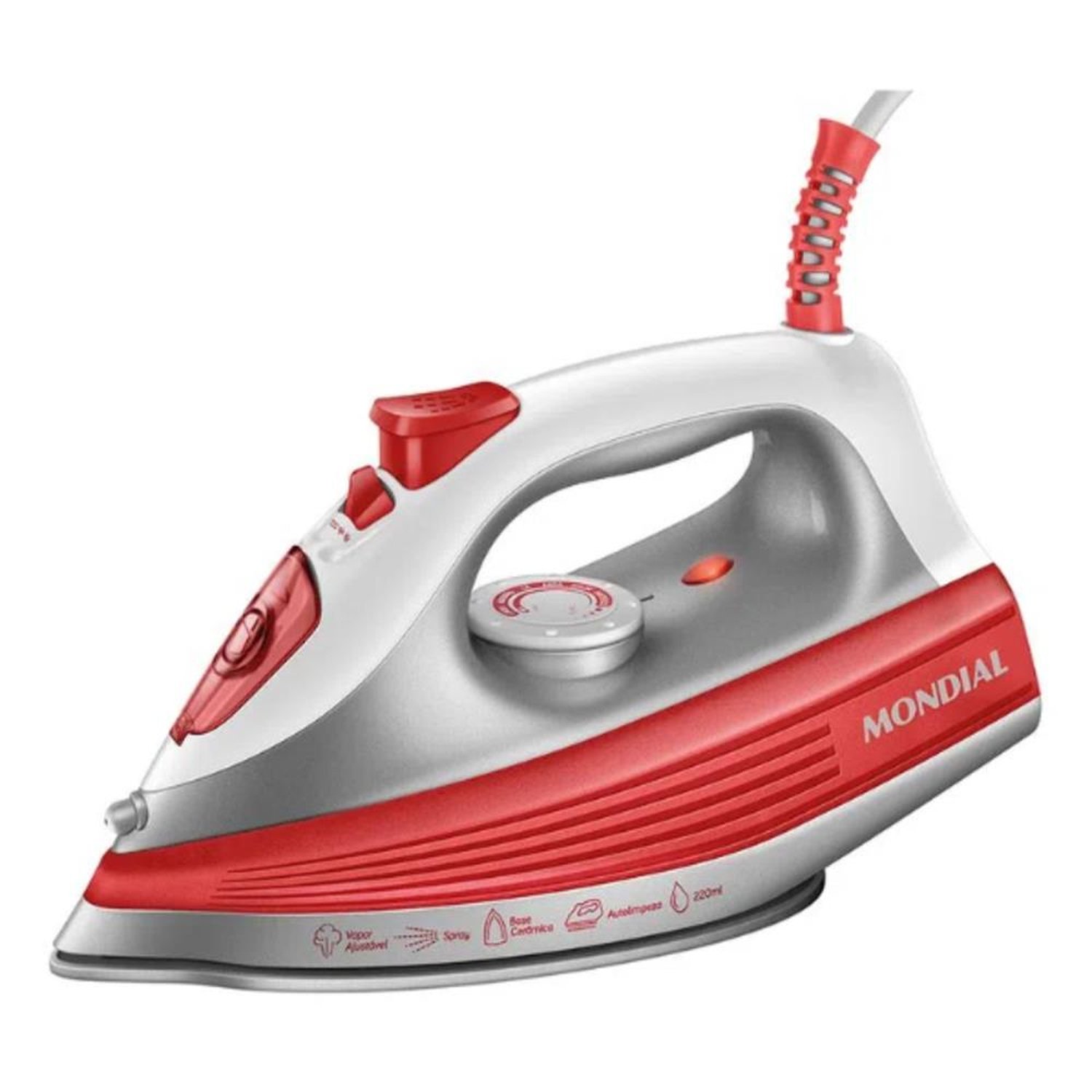 Ferro Vapor 1200W Mondial FVN01-O Base Ceramica 220V