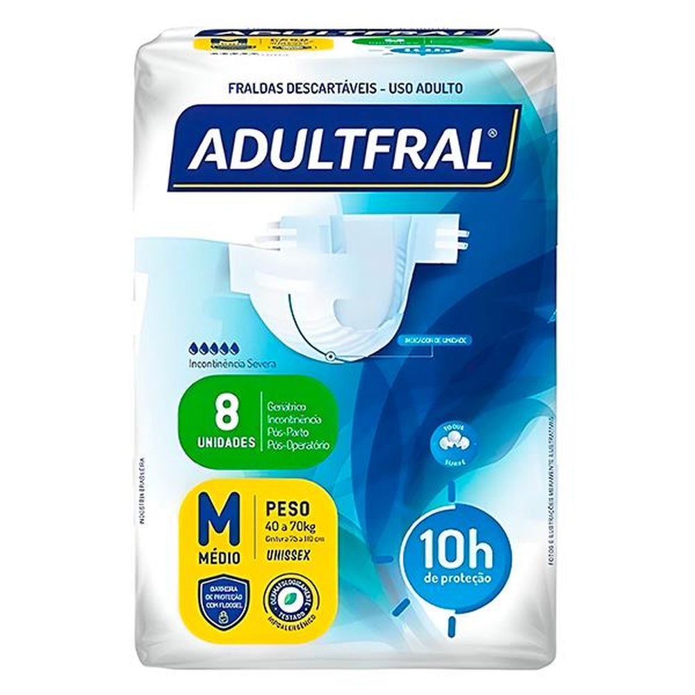 Fralda Geriatrica Adultfral Hiper M Com 30