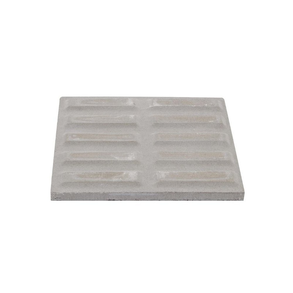 Ladrilho Hidraulico Rampa Filete Cinza 20x20cm Cimartex - Amarrado com 10 peças