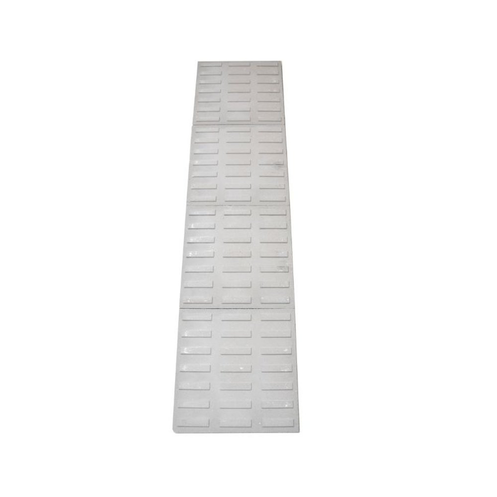 Ladrilho Hidraulico Rampa Filete Cinza 30,7x30,7cm Cimartex - Amarrado com 5 peças