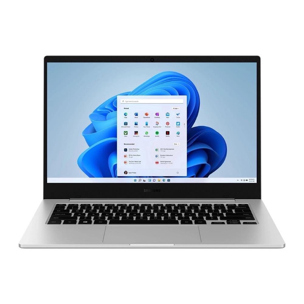Notebook Samsung Galaxy Book Go Snapdragon 8 núcleos 4GB 128GB SSD Tela Full HD 14" Windows 11 Professional