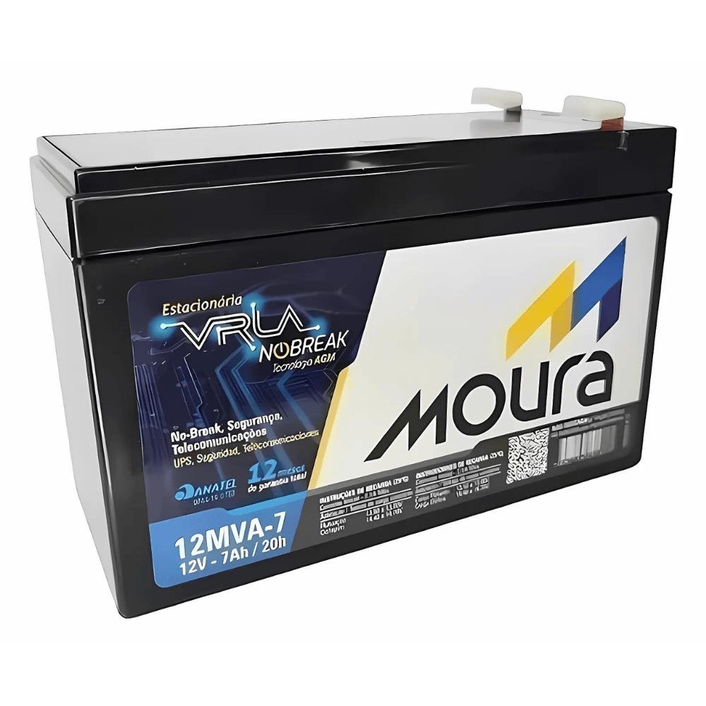 Bateria Moura Vrla 12V 7Ah