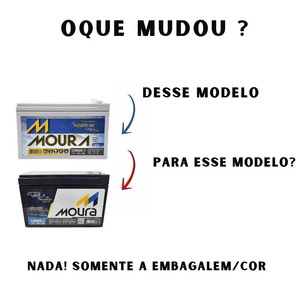 Bateria Moura Vrla 12V 7Ah