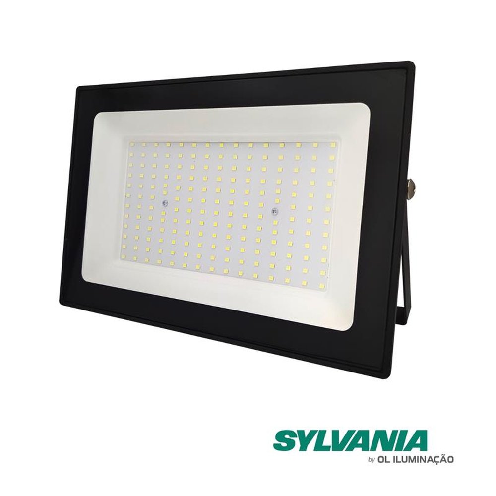 Caixa Com 10 Refletores Led 200W 6500K Bivolt Sylvania