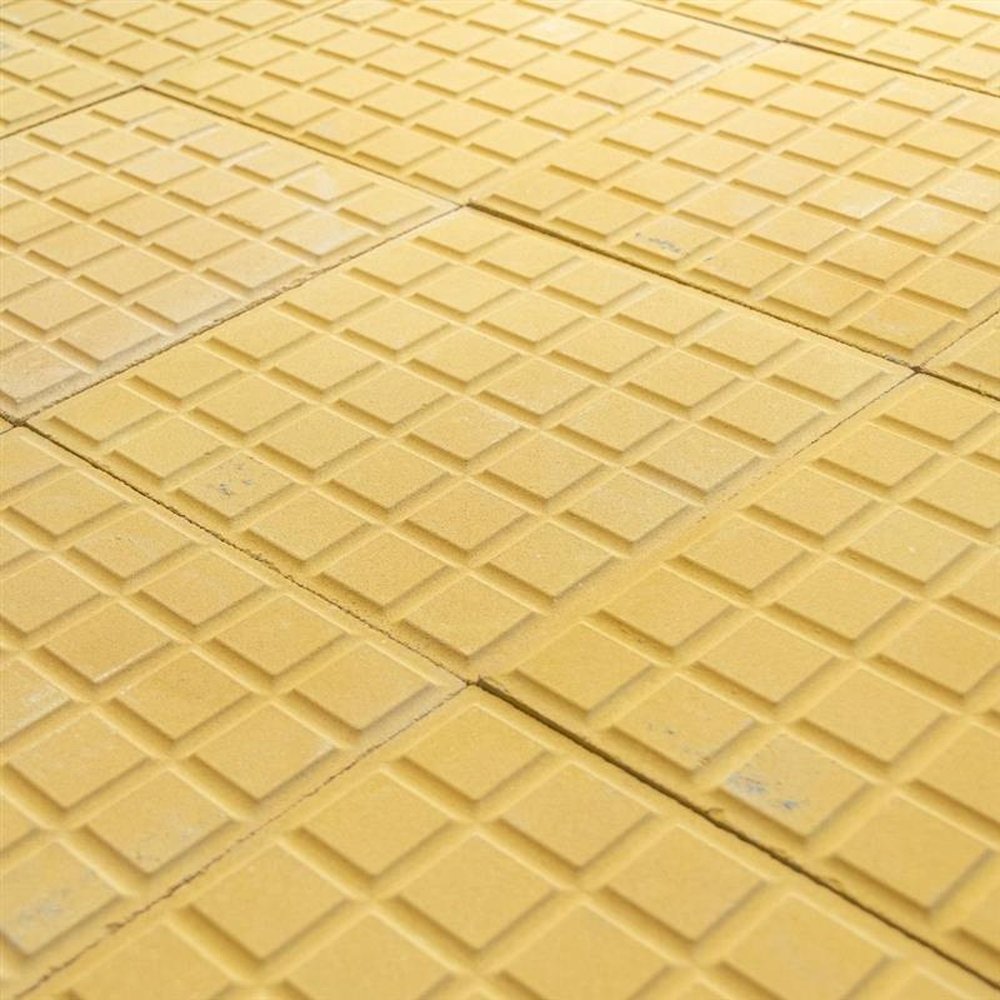 Ladrilho Hidráulico 36 Quadros 30,7x30,7cm Amarelo - amarrados com 5 peças