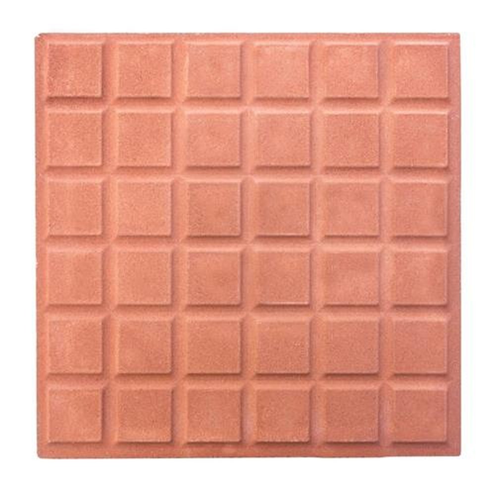 Ladrilho Hidráulico 36 Quadros 30,7x30,7cm Vermelho - amarrados com 5 peças