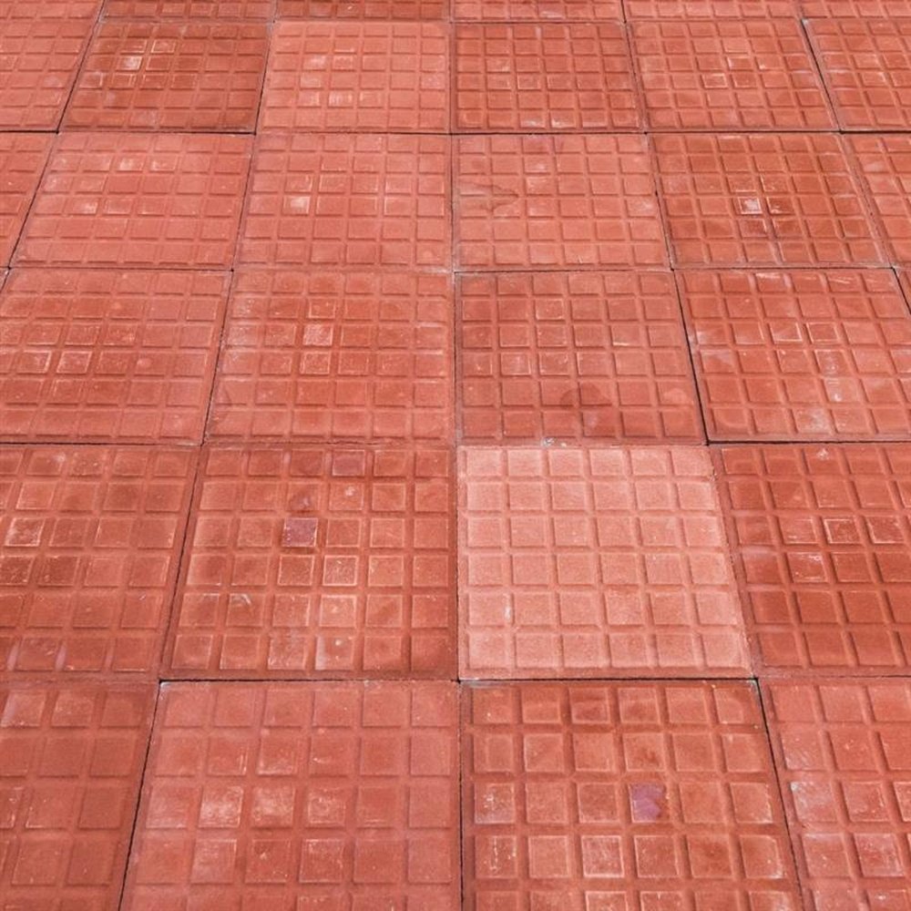 Ladrilho Hidráulico 36 Quadros 30,7x30,7cm Vermelho - amarrados com 5 peças