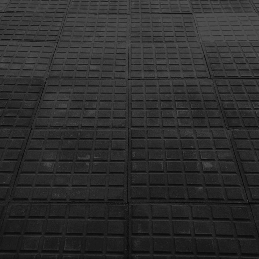 Ladrilho Hidráulico 36 Quadros 30,7x30,7cm Preto - amarrados com 5 peças