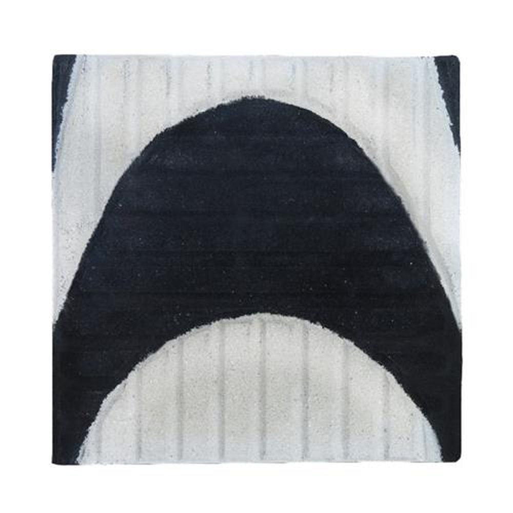 Ladrilho Hidráulico Copacabana 30,7x30,7cm Preto/Branco - amarrados com 5 peças