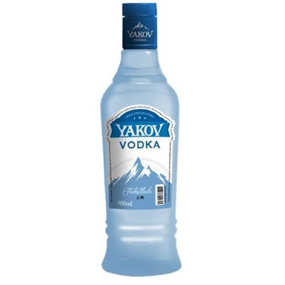 Vodka Yakov Pet 900ml- Caixa contém 12 unidades.