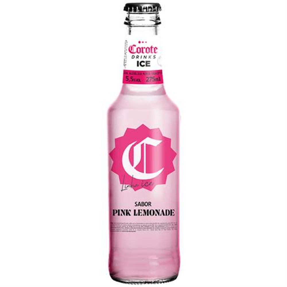 Corote Ice Pink Limonade 275ml - Caixa com 12 unidades.