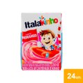 Bebida Láctea Italakinho UHT Morango 200ml Embalagem com 24 Unidades