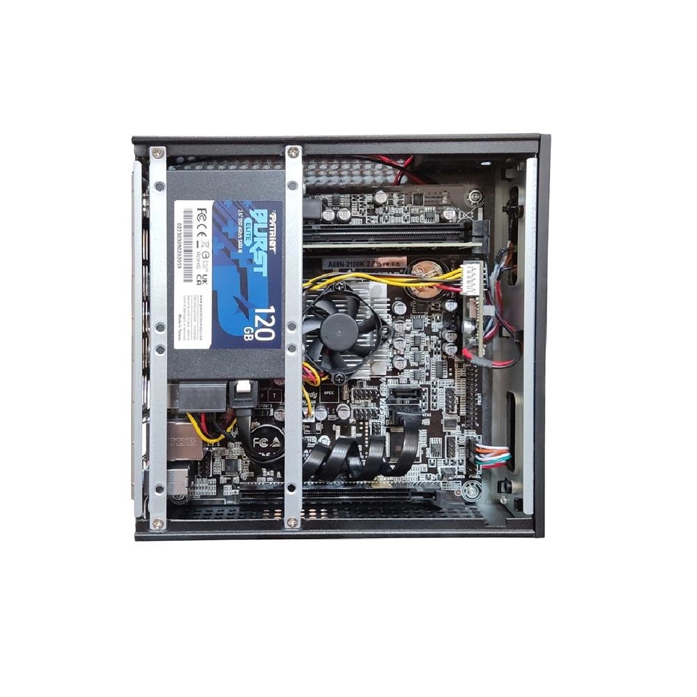 Computador YON ITX, Processador AMD E1-6010 Dual-Core 1.35 GHz, 04GB Memoria RAM DDR3, 120GB SSD, Sem Sistema Operacional
