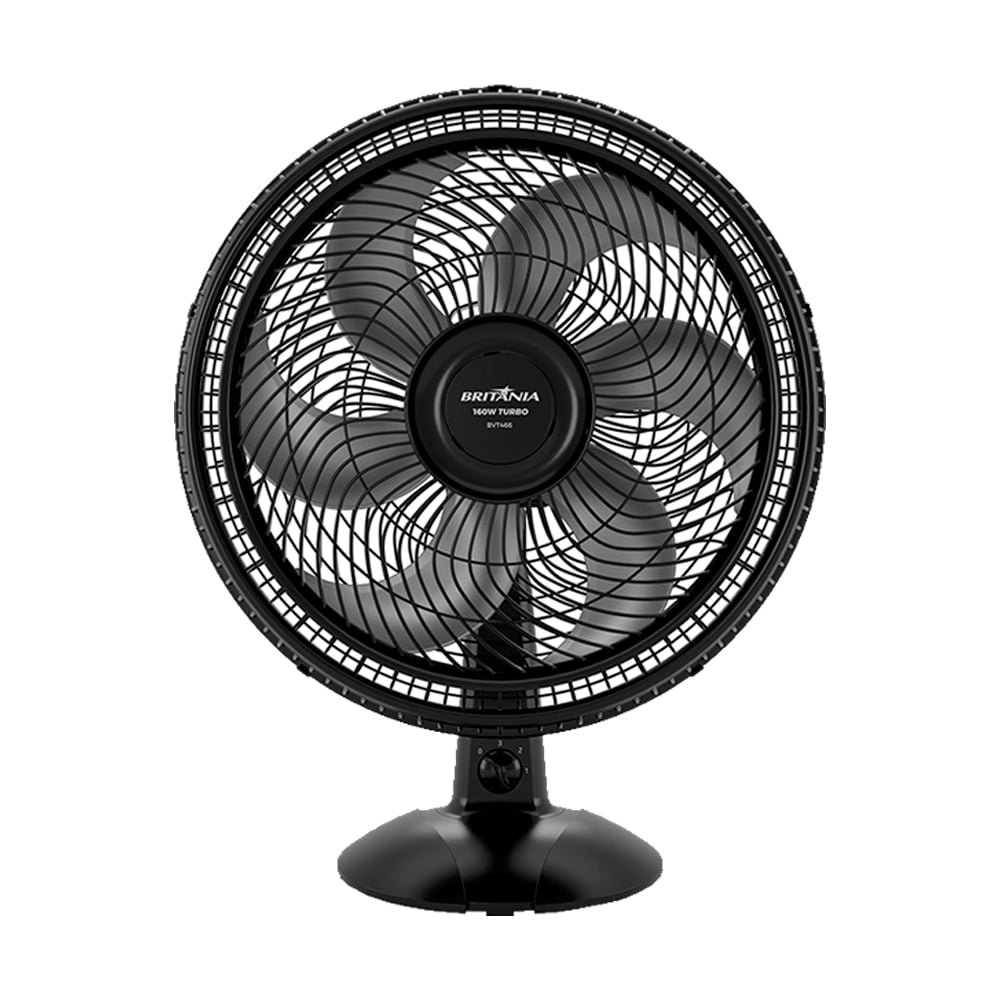 Ventilador Coluna Britânia 40cm BVT466 Maxx Force 160W Preto 110V