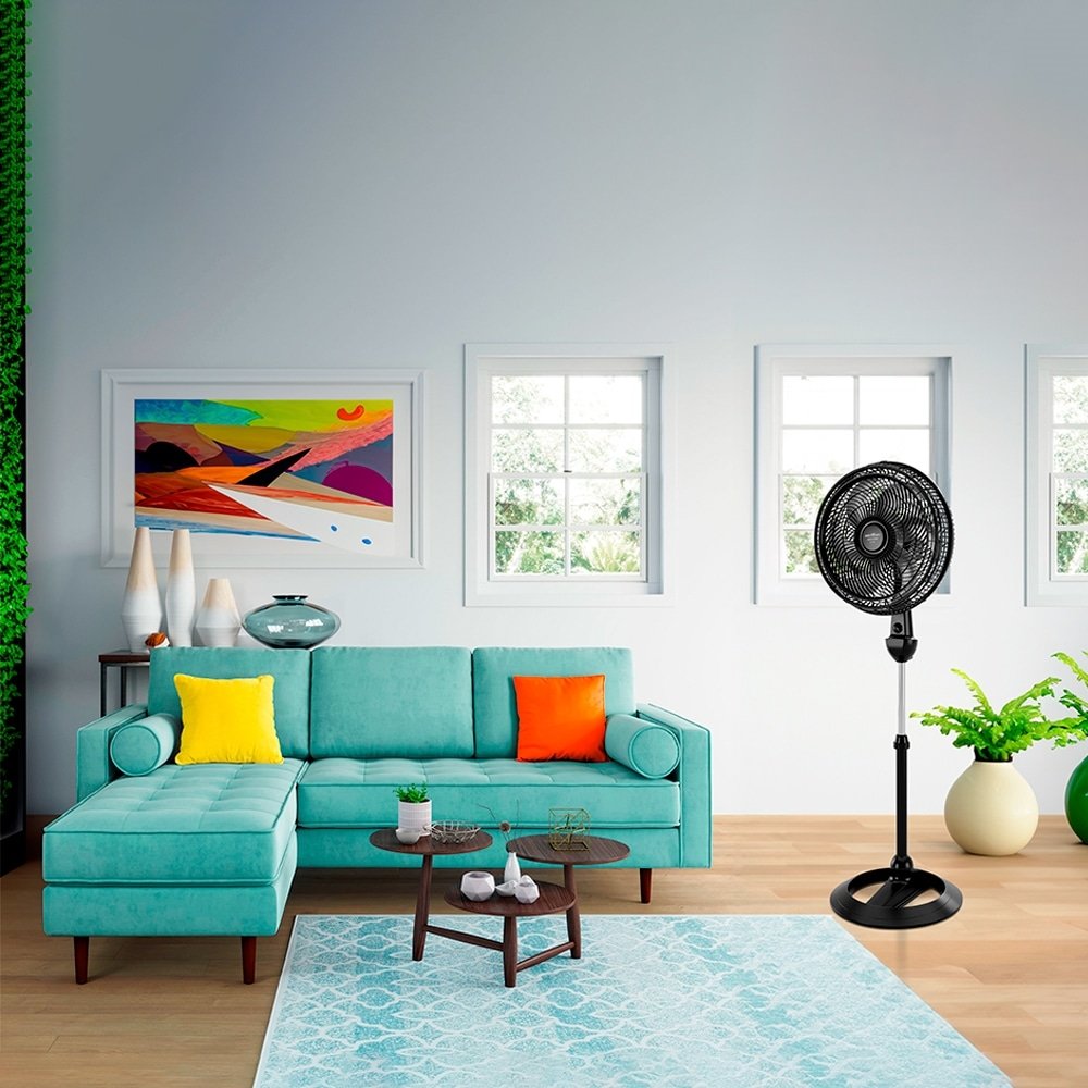 Ventilador Coluna Britânia 40cm BVT466 Maxx Force 160W Preto 110V