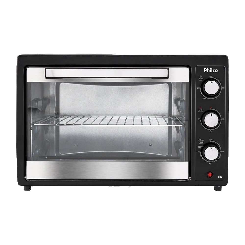 Forno Elétrico Philco 38 Litros PFE44PI 1500W Multi-Funções Preto 110V