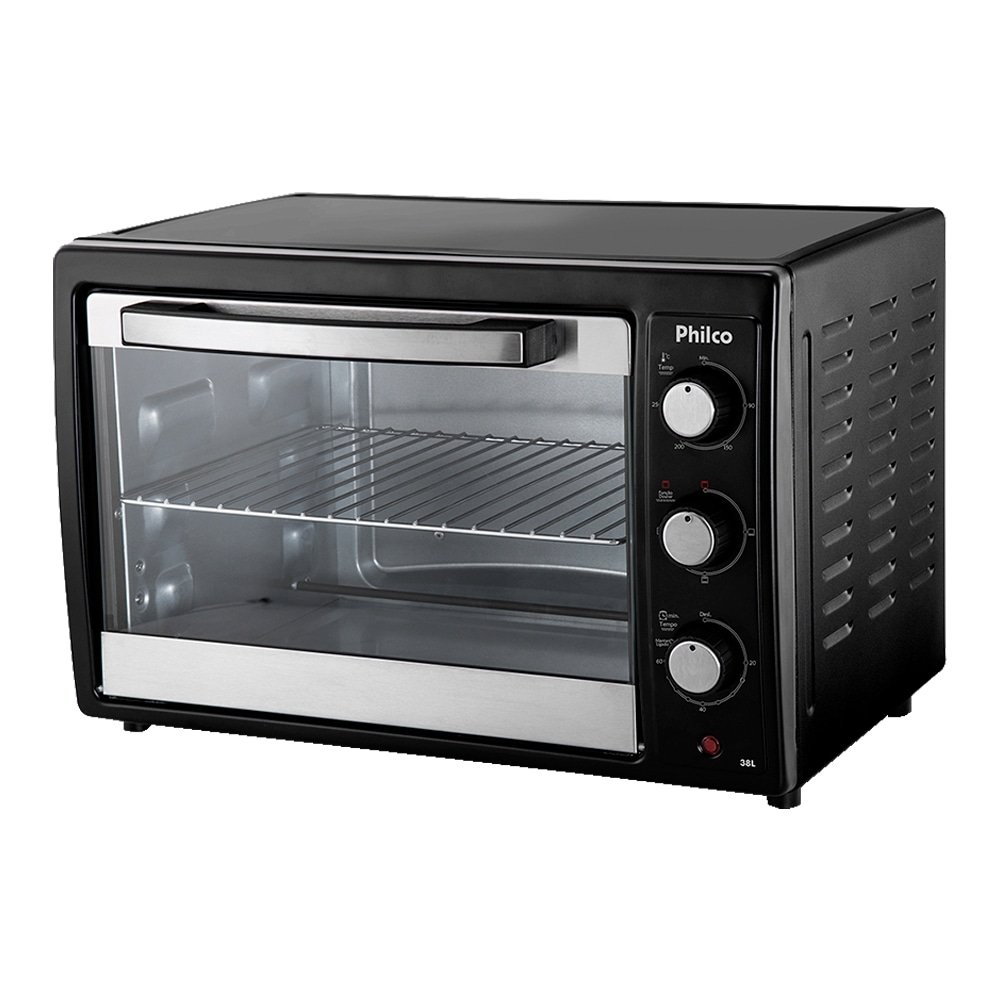Forno Elétrico Philco 38 Litros PFE44PI 1500W Multi-Funções Preto 110V