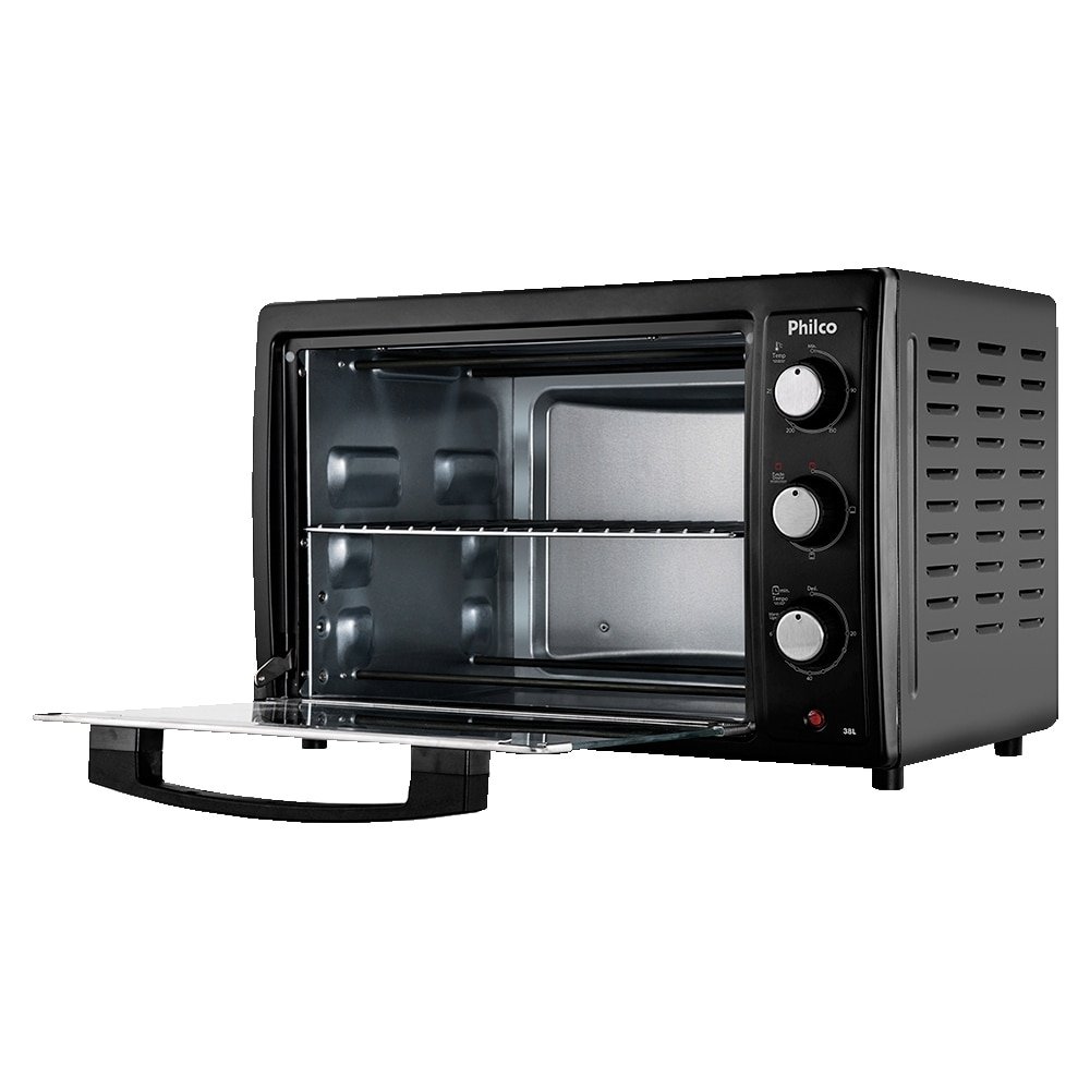 Forno Elétrico Philco 38 Litros PFE44PI 1500W Multi-Funções Preto 110V