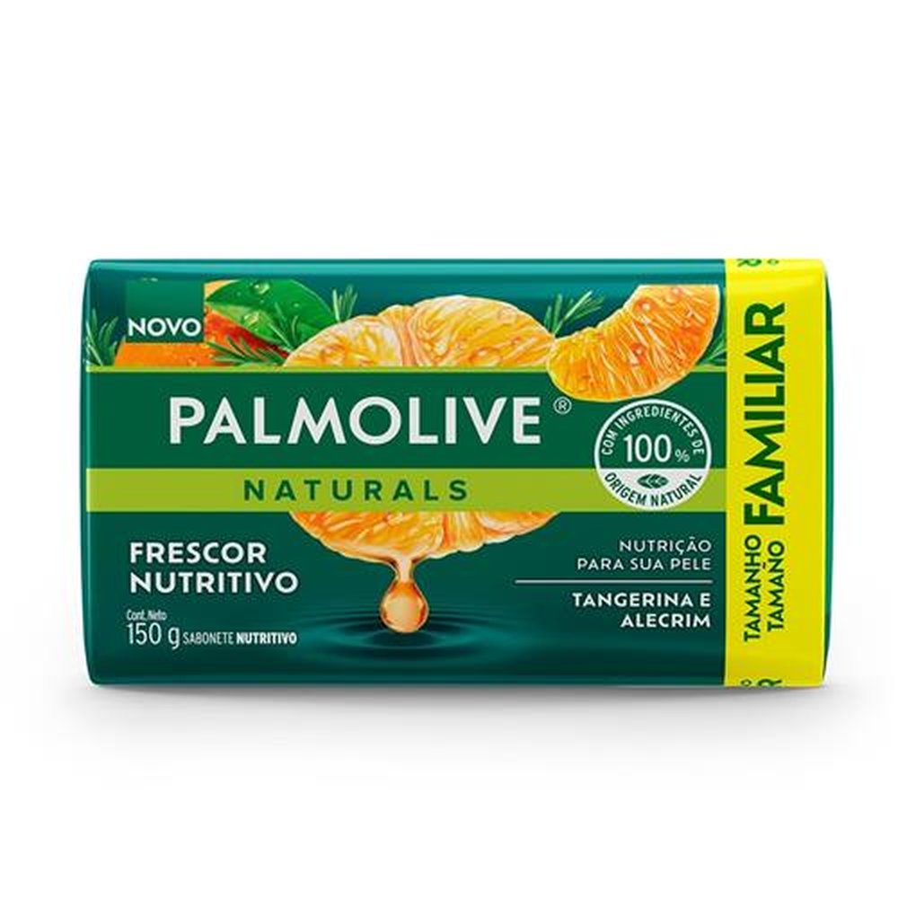 Sabonete Palmolive Naturals Frescor Nutritivo Tangerina & Alecrim 150g