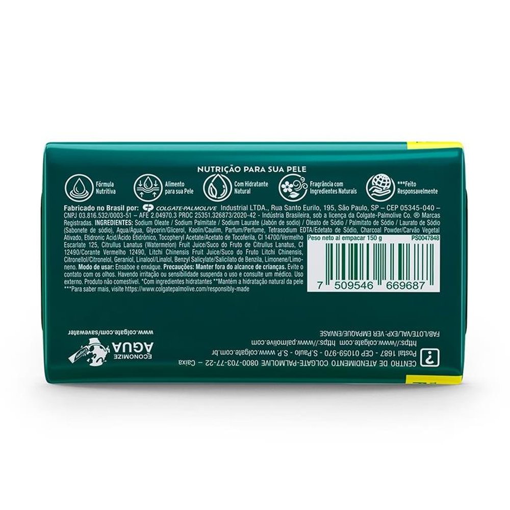 Sabonete Palmolive Naturals Frescor Nutritivo Tangerina & Alecrim 150g