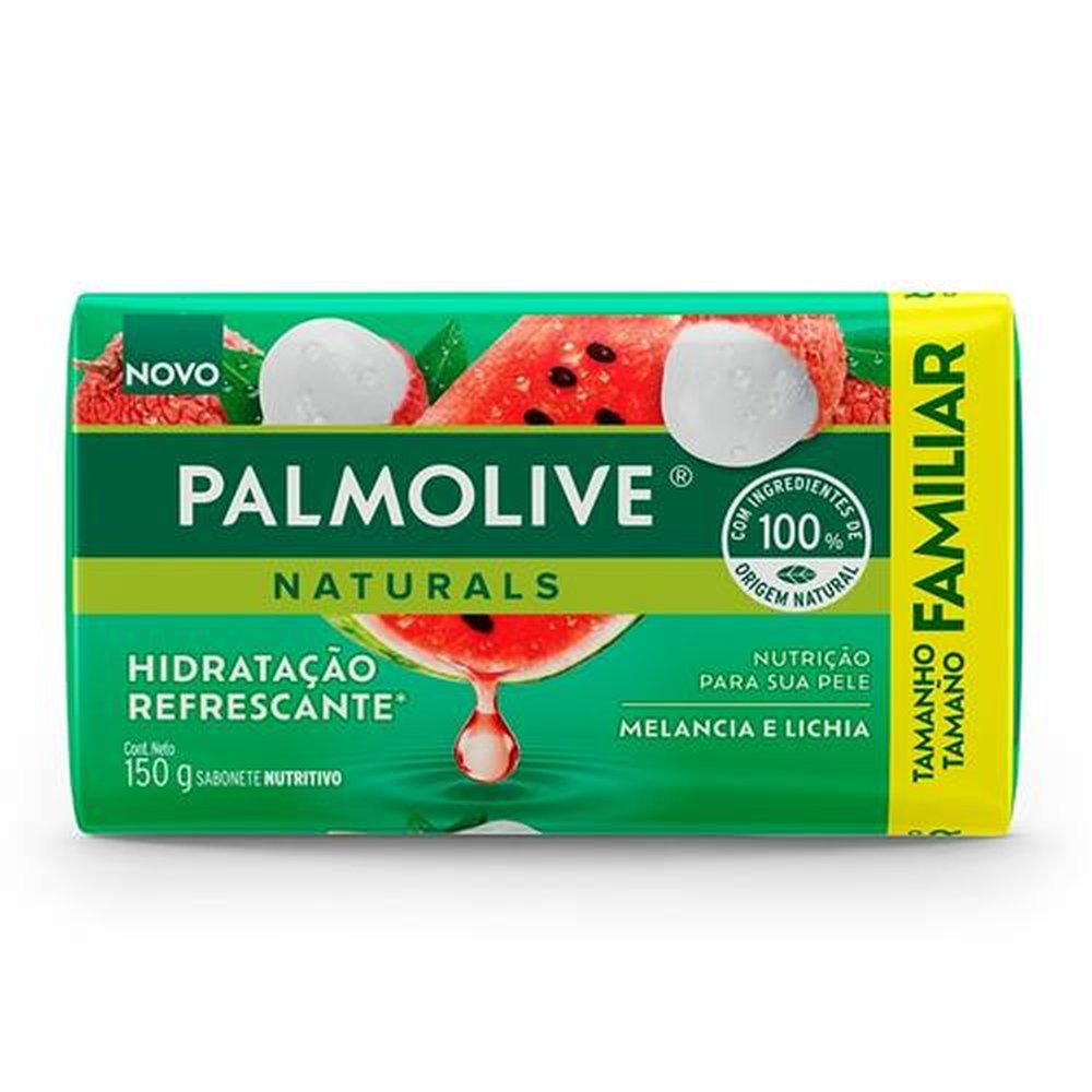 Sabonete Palmolive Naturals Hidratação Refrescante Melancia & Lichia 150g