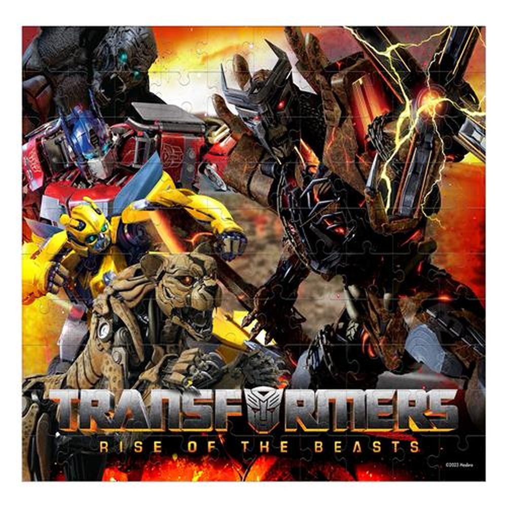 Quebra Cabeça 100 Peças Transformers - A Batalha Final