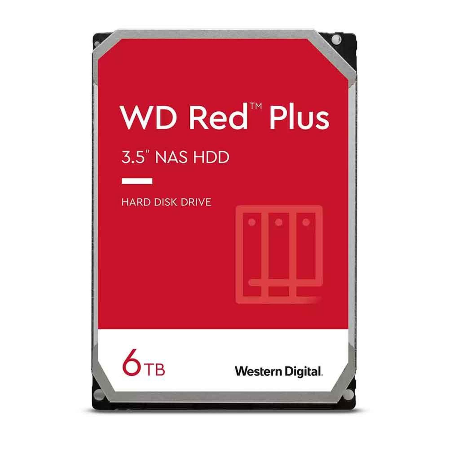Hd 6tb Sata3 Nas Wd Red, Wd60efpx, Western Digital