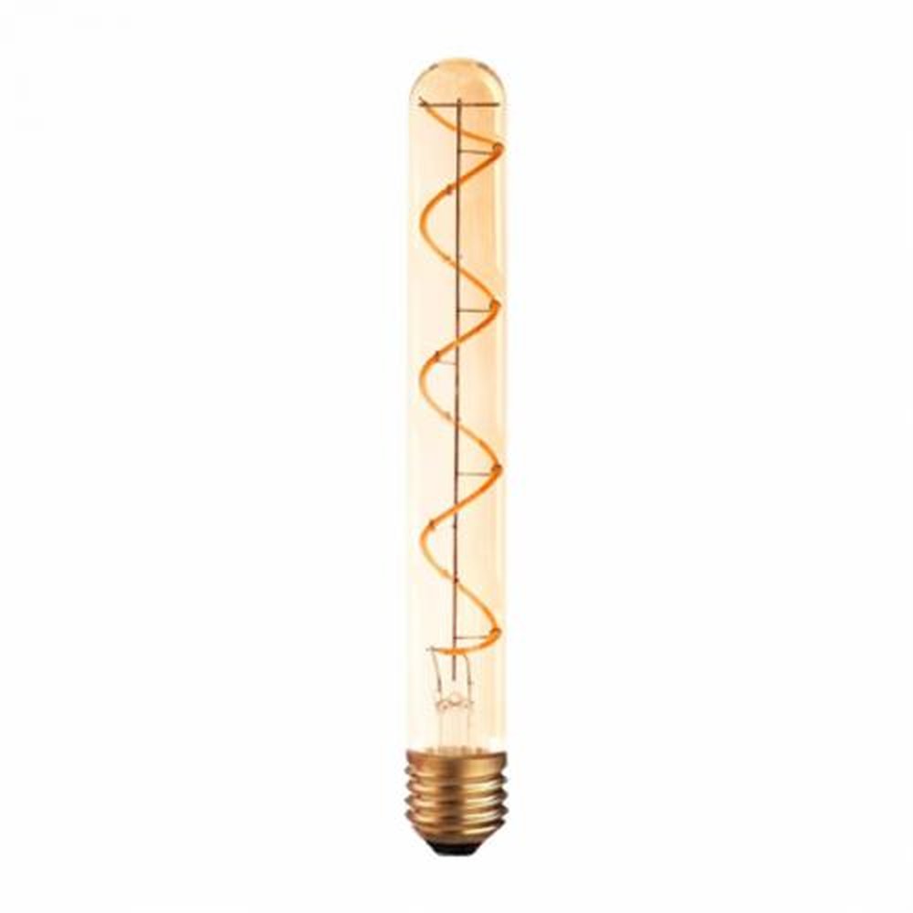 Lâmpada T30 Filamento Led Bulbo Ambar 4W 2000K Autovolt E27