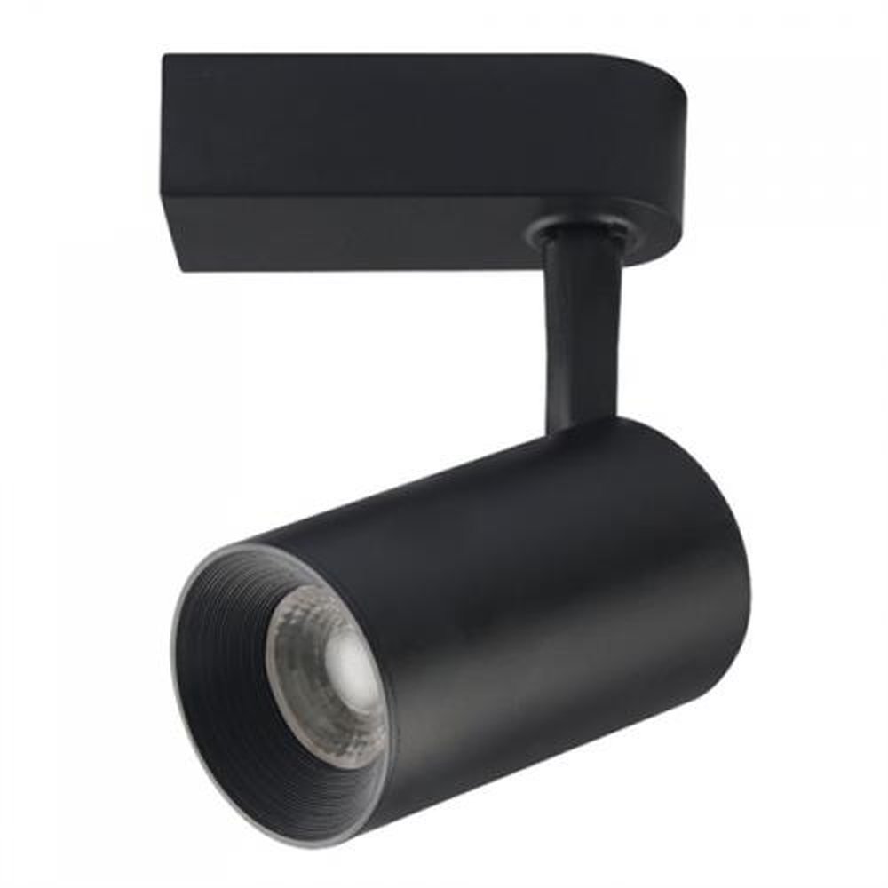 Spot Track Light Led Redondo 7W 6500K 30&deg; Preto Autovolt