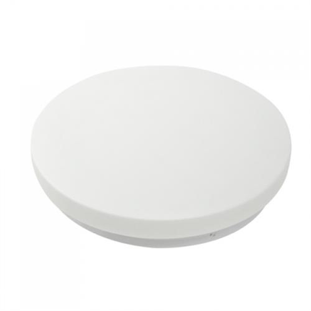 Luminária Domus Eco Led 250 Redonda Sobrepor Acrilico Branca 12W 6500K Autovolt