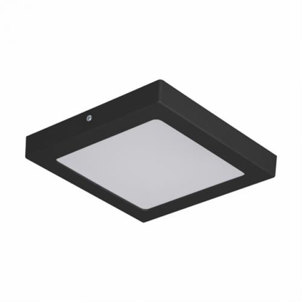 Painel Backlight Ecoled Quadrado Sobrepor Pc 24W 6500K Preto Autovolt