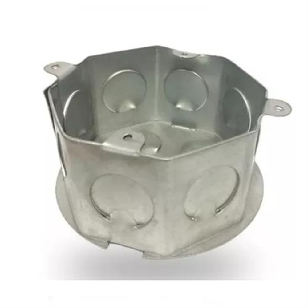Caixa De Luz Galvanizado Octagonal 5cm FMS