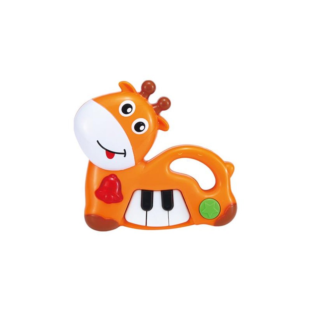 Tecladinho Musical Divertido: Vaca, Ovelha, Elefante, Cavalo e Girafa