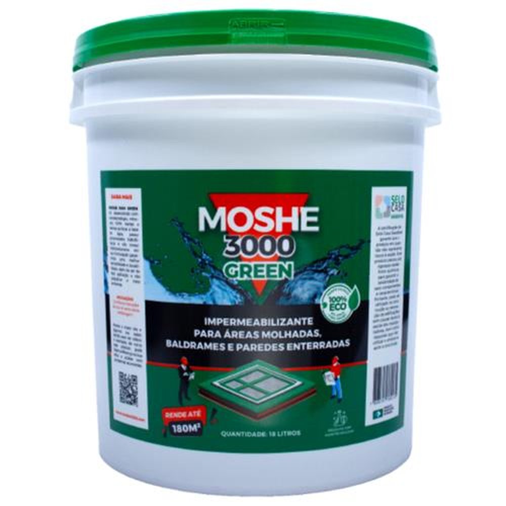Impermeabilizante Moshe Green Balde 18L