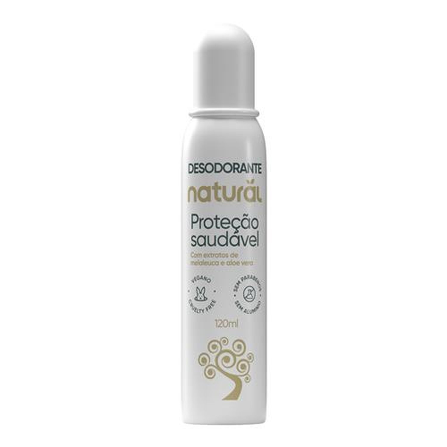 Desodorante Spray Orgânico Natural - Extrato de Melaleuca e Aloe Vera
