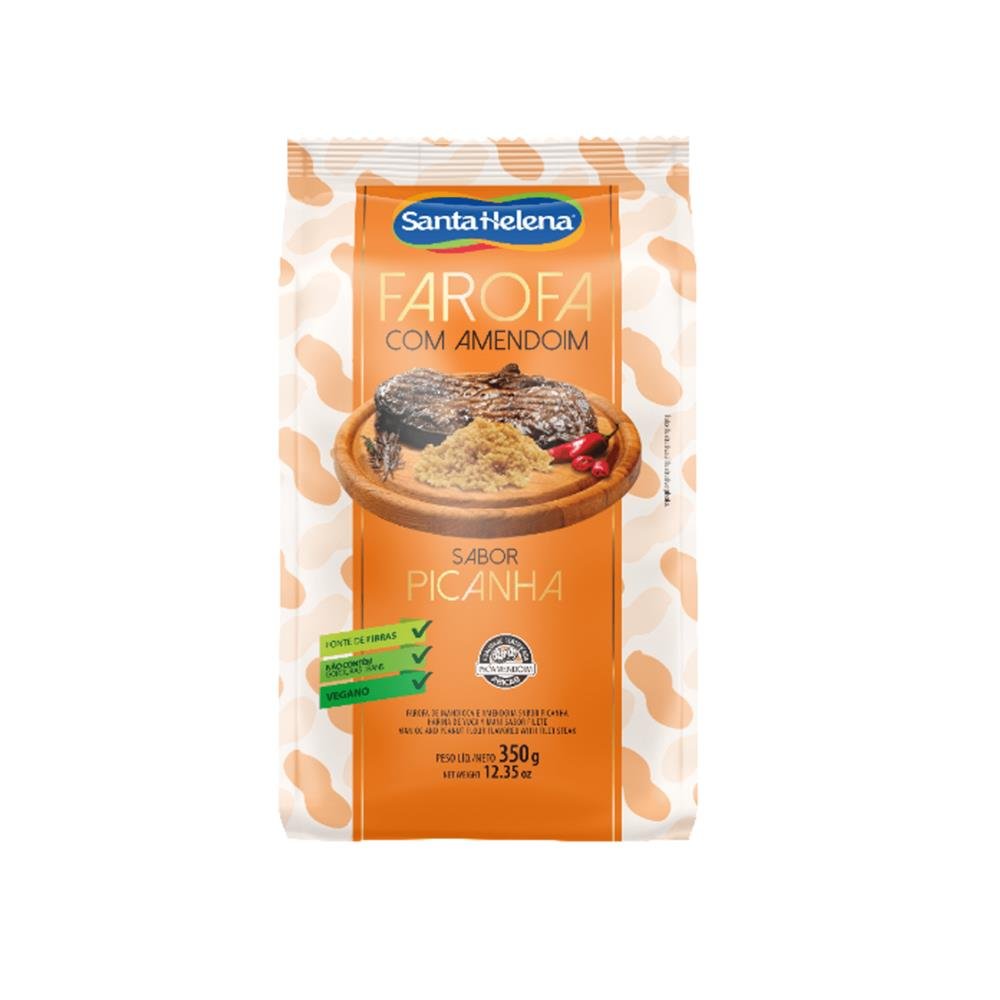 Farofa Com Amendoim Picanha 350G