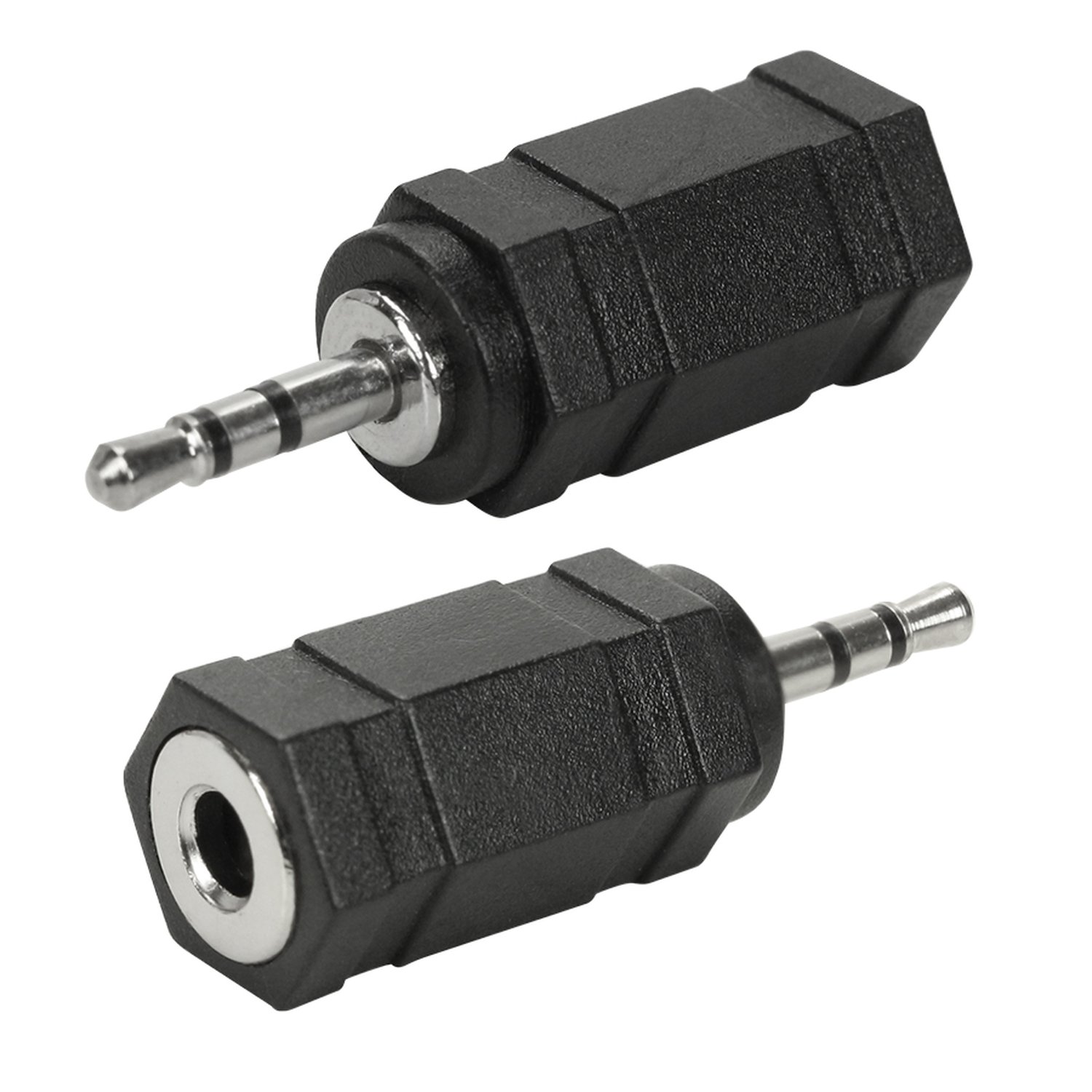 Adaptador P1 Plástico - P1 Estéreo Para J2 Estéreo