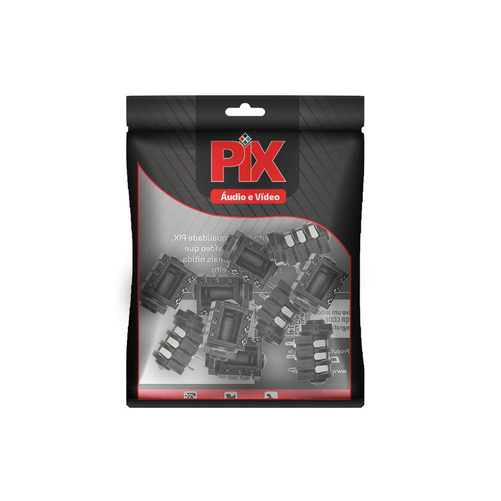 Jack J10 PCI - Estéreo Circuito Aberto - 90 Graus