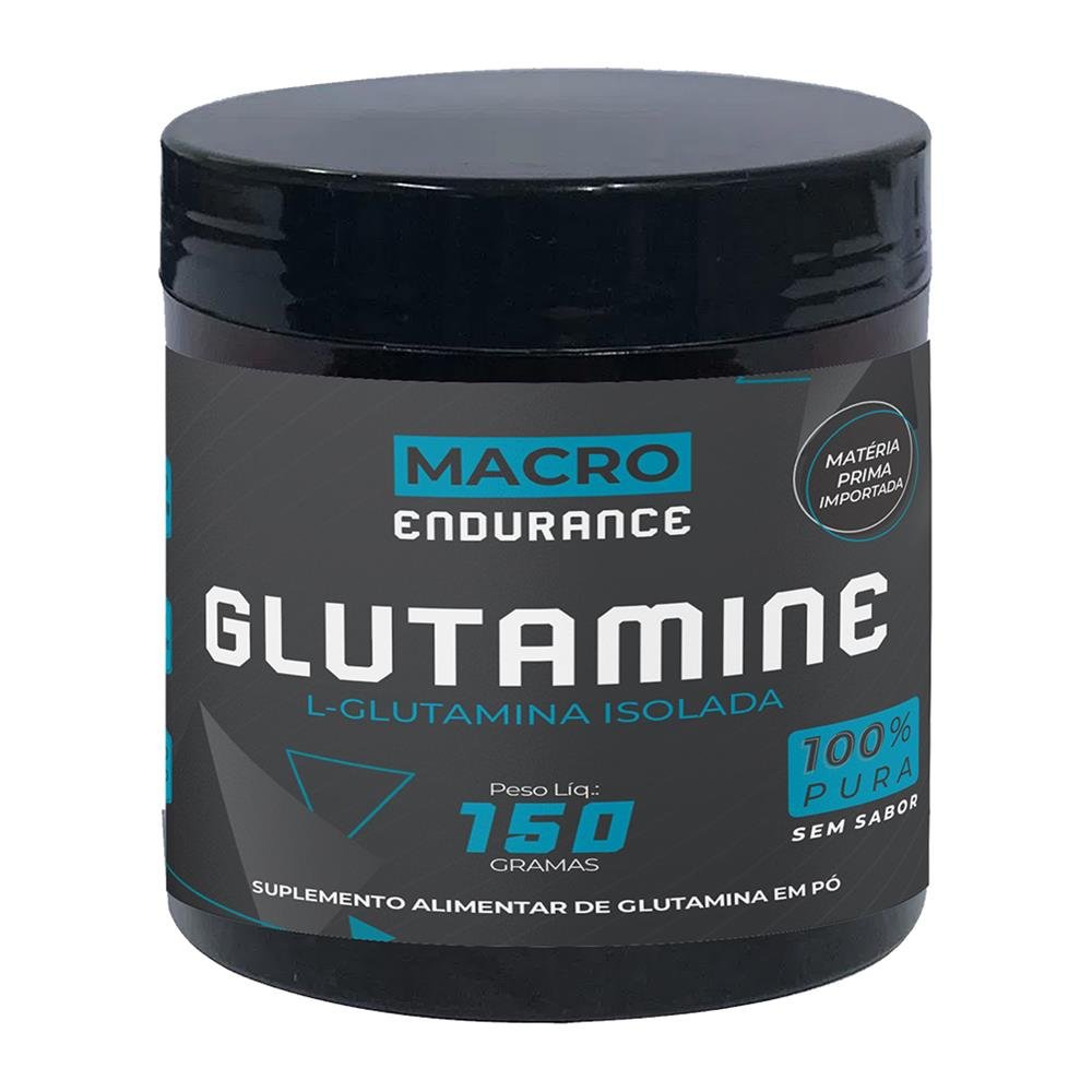 Glutamina 100 por cento pura 150 gramas isolada