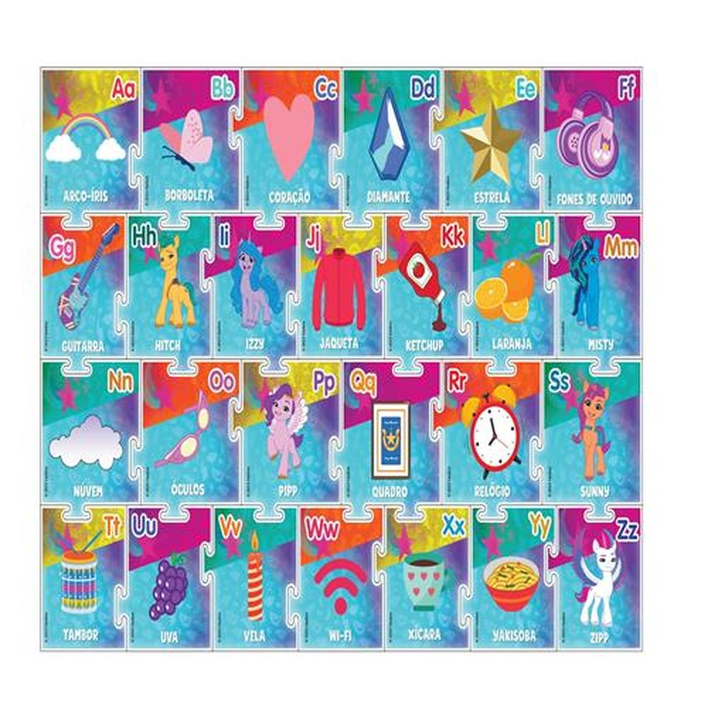 Jogo Educativo - Jogo do Alfabeto My Litlle Poney
