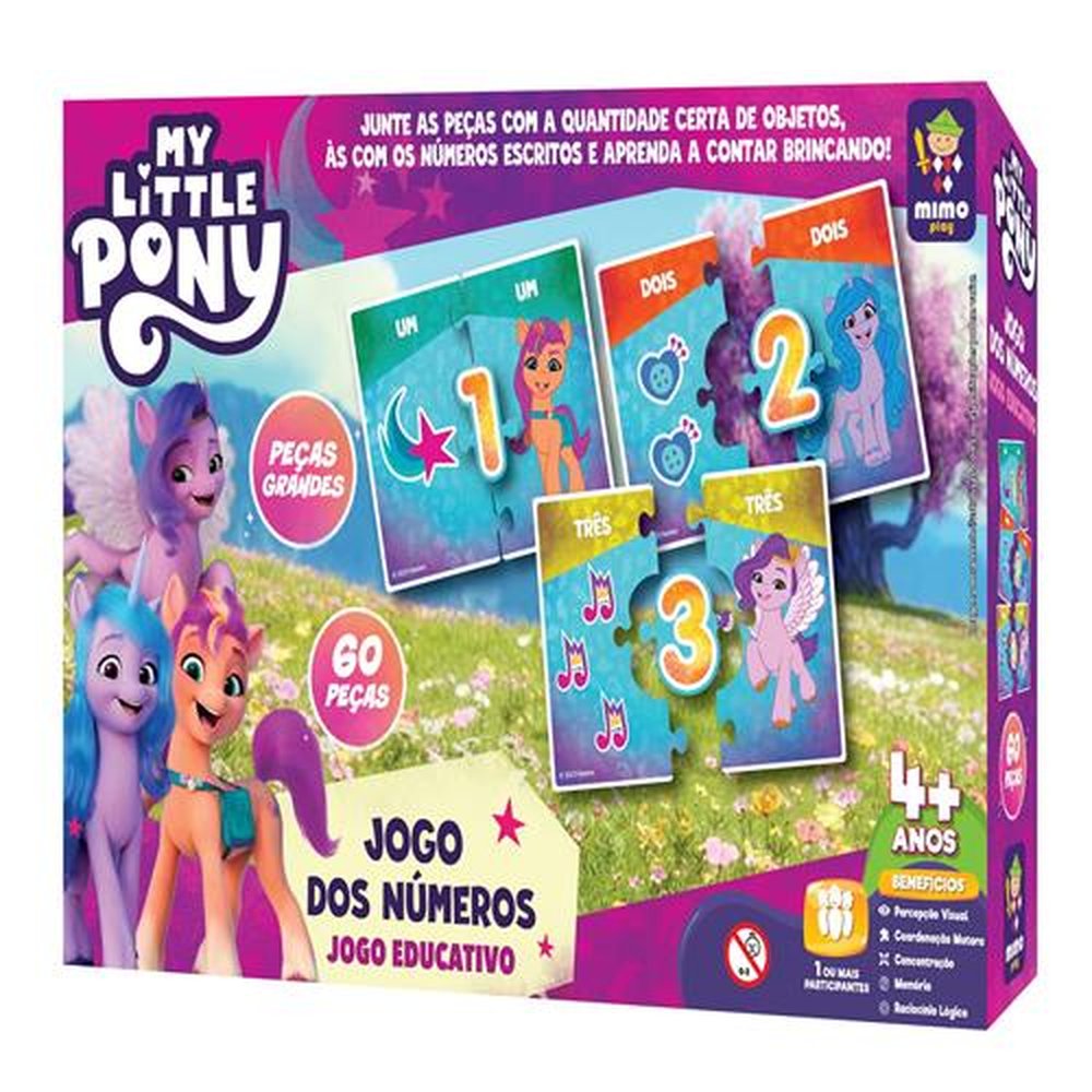 Jogo Educativo - Jogo dos Numeros My Litlle Poney