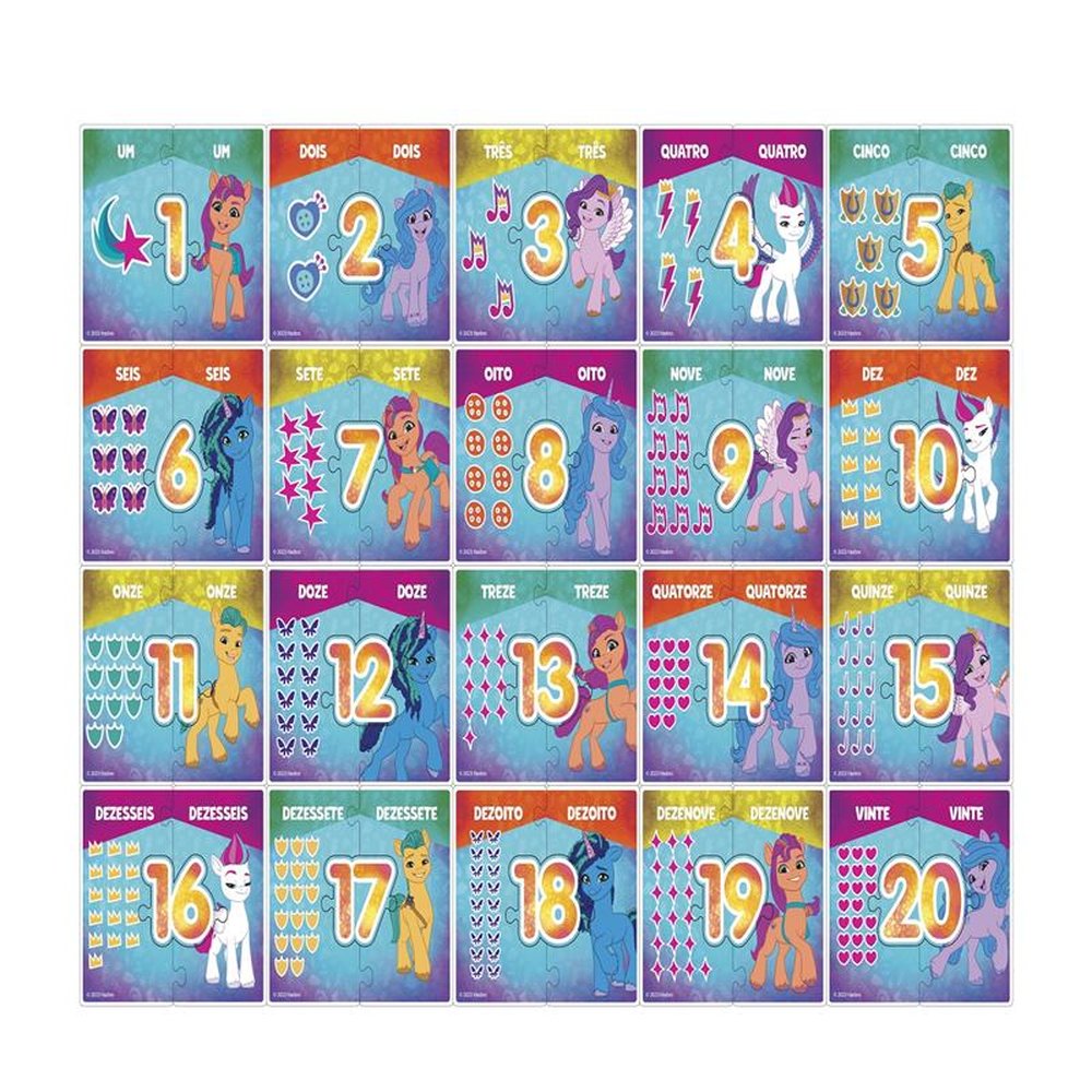 Jogo Educativo - Jogo dos Numeros My Litlle Poney