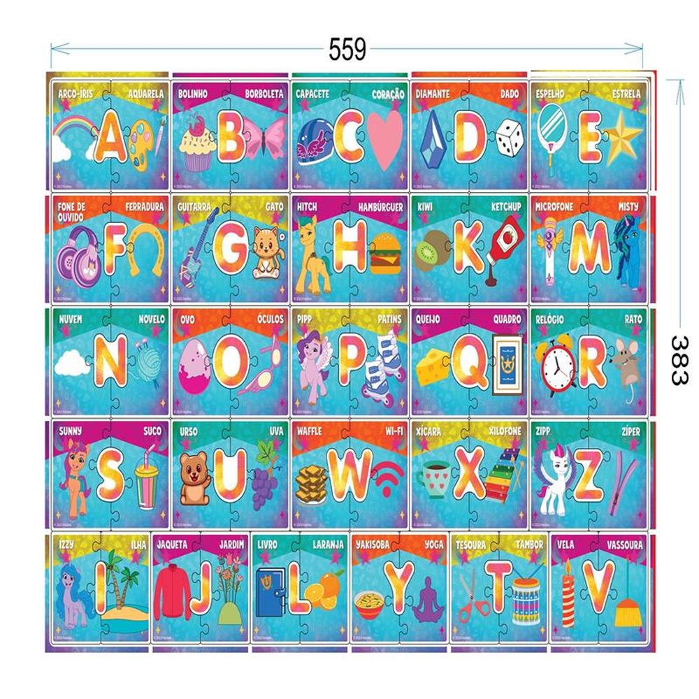 Jogo Educativo - Jogo das Letras My Litlle Poney